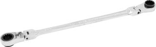Klíč očkový ráčnový 10 x 11 mm, výkyvná hlava, extra dlouhý, Welzh