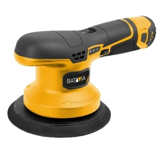 Aku bezdrátová dvojčinná excentrická leštička a bruska, průměr 150 mm, 5000 ot./min. Li-Ion 12V. Bez baterie a nabíječky. FIXXPACK BATAVIA