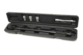 Klíč momentový 1/2“, rozsah 28 - 210 Nm, se sadou nástavců