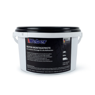 Montážní pasta na pneumatiky, černá, 3 kg, Weber