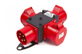 Distribuční blok 3 x 400 V, 32 A