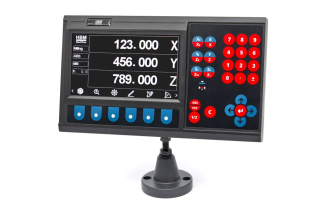 LCD-DRO digitální odměřovací jednotka pro soustruhy, 3 osy