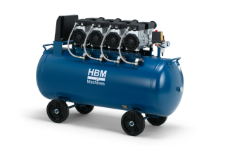 Tichý kompresor, 4HP, 200l, HBM