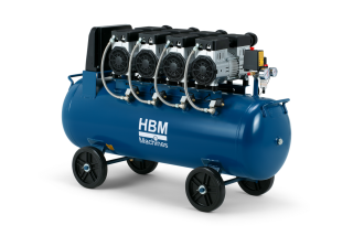 Tichý kompresor, 4HP, 120l, HBM