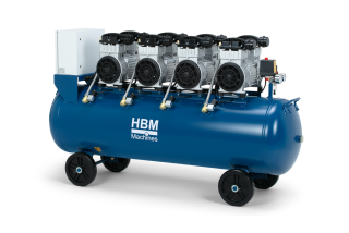 Tichý kompresor, 8HP, 200l, HBM