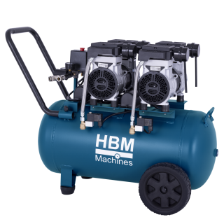 Tichý kompresor, 2,6HP, 50l, HBM