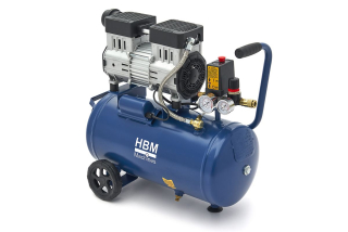 Tichý kompresor, 1HP, 24l, HBM