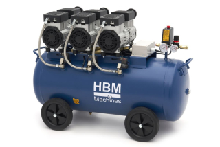 Tichý kompresor, 3HP, 90l, HBM
