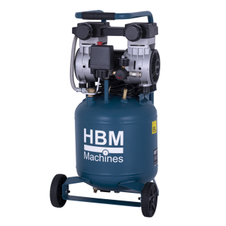 Tichý vertikální kompresor, 1HP, 24l, HBM