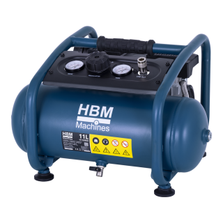 Tichý kompresor, 1HP, 11l, HBM