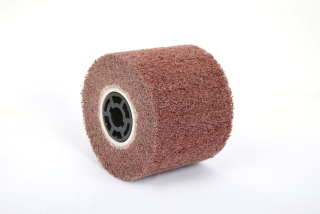 Lamelový brusný válec z nylonového rouna pro satinovací brusku, zrnitost 60, 100 x 120 mm