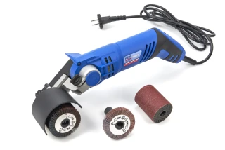 Satinovací a kartáčovací stroj (bruska) s výklopnou hlavou – 420 W