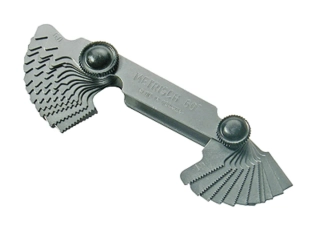 Měrky závitové Metrické 0.25 - 6.0mm, 24 plátků, Condor Werkzeug