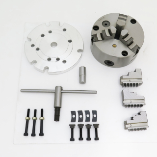 3 čelisťové samostředící sklíčidlo 125 mm a příruba pro HV6, Warco