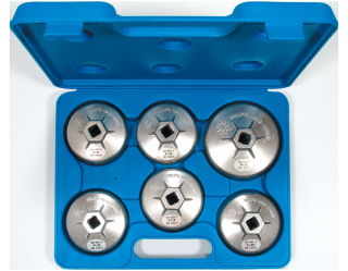 Hlavice nástrčné 1/2", na olejové filtry, sada 6 dílů, Triumf