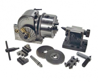 Warco BS0, dělící hlava, polo-univerzální sada - sklíčidlo a koník, 19 kg 