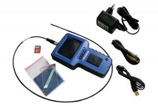 Endoskop s TFT obrazovkou 3,5", délka 1000 mm, průměr 4 mm