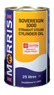 Morris Sovereign 1000 Straight Steam Cylinder Oil - pro písty parních strojů,25l