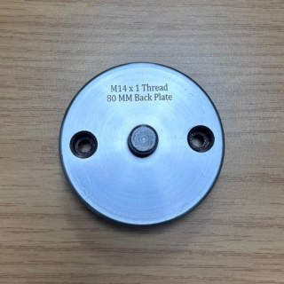 Příruba-adaptér se závitem 14 x 1 unimat pro otočné stoly 3" & 4" , Warco