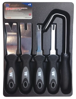 Přípravky na demontáž čalounění, lišt a příchytek, sada 5 dílů, Welzh