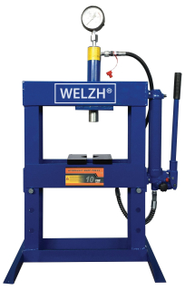Robustní dílenský hydraulický lis, 10 tun, Welzh