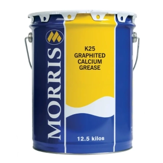Morris K25, grafitové plastické mazivo, vazelína s velkou mechanickou odolností, 12.5 kg