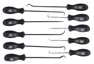 Sada montážních háčků na vytažení o-kroužků, 10 dílů, Welzh