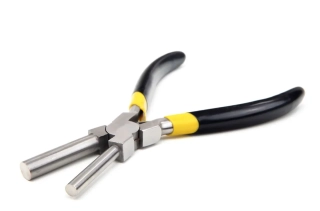 Nerezové ohýbací kleště na kroužky, oboustranné 150 mm