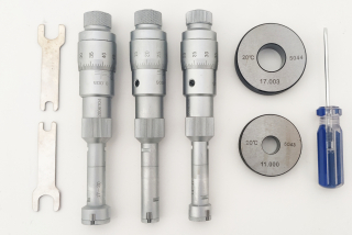 Mikrometr třídotekový 11 - 20 mm, sada, DIN 863, KM