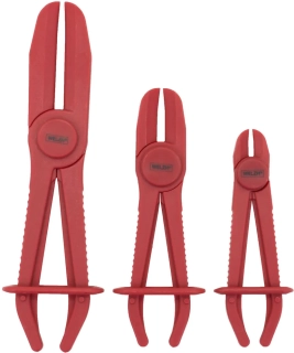 Kleště na uzavření hadic, přímé, sada 3 kusy, plastové, Welzh