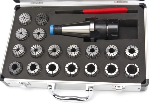 Držák kleštin ER 32, kužel ISO 40, 3 - 20 mm, sada 20 dílů