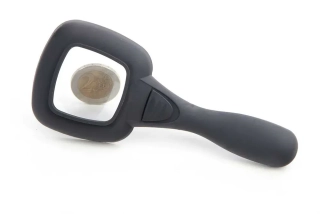 Ruční lupa s 4x zvětšením a LED světlem a UV světlem