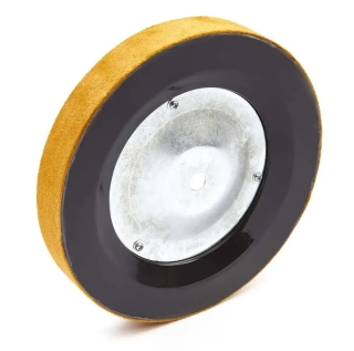 Náhradní kožený obtahovací / leštící kotouč, rozměry 200 x 30 x 12 mm