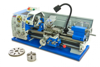 HBM 280 x 600 Profi, klasický hrotový soustruh na kov s převodovkou, 1f, 750 W, 225 kg