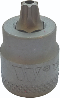 Hlavice zástrčná 3/8", Torx T20H, extra krátká, Welzh