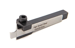 Soustružnický upichovací držák 12 mm s výměnným HSS plátkem
